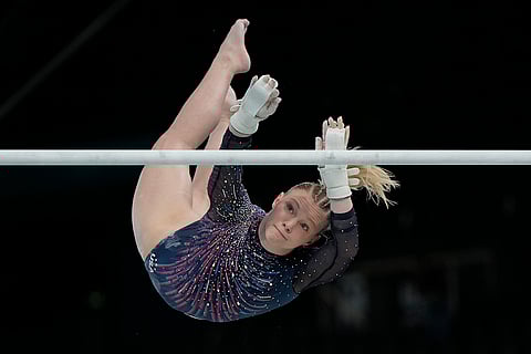 Jade Carey of the United States